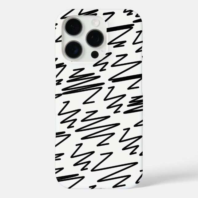 Coques Case-Mate iPhone Design motif en noir et blanc (Verso)