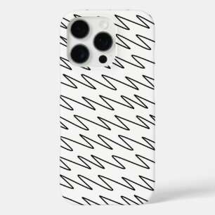 Coque iPhone 16 Pro Design motif en noir et blanc