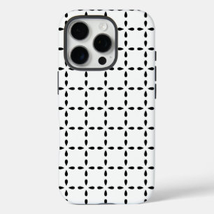 Coque iPhone 16 Pro Design motif en noir et blanc