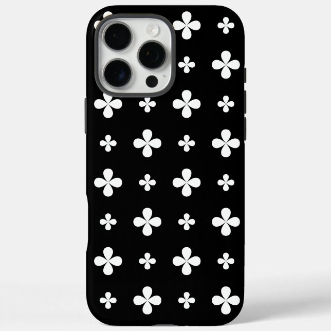 Coques Case-Mate iPhone Design motif en noir et blanc (Verso)