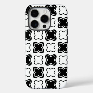 Coque iPhone 16 Pro Design motif en noir et blanc
