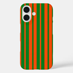 Coque Pour iPhone 16 Design Motif Orange Green