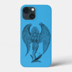 Etui iPhone Case-Mate Design noir et bleu Angel