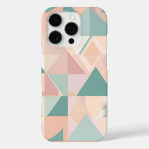Coque iPhone 16 Pro 📱 "Design Pastel Géométrique" 🎨 🔷