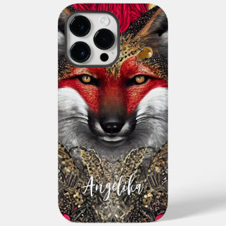 Coque Case-Mate iPhone Design Red et Gold Fox personnalisable