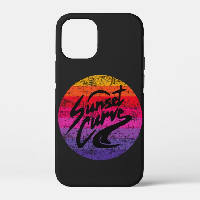 Coques Case-Mate iPhone Design rétro Sunset Curve (Verso)