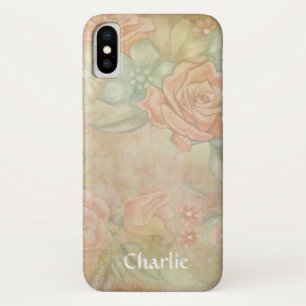 Coque iPhone X Design rose