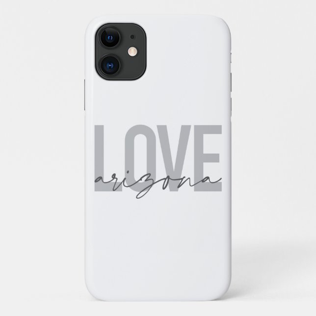 Coques Case-Mate iPhone Design simple, moderne, urbain, cool Love Arizona (Dos)