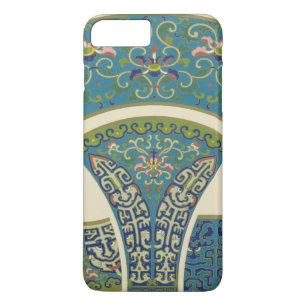 Coque iPhone 8 Plus/7 Plus Designs orientaux bleus avec facettes souriantes