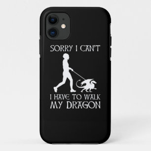 Case-Mate iPhone Case Désolé de ne pas pouvoir - Je dois marcher mon dra