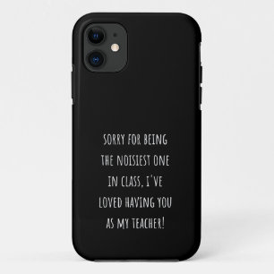 Case-Mate iPhone Case désolé d'être le plus bruyant de la classe