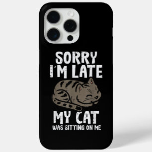 Coque Case-Mate iPhone Désolé, Je Me Suis Assis En Retard Sur Moi Animaux