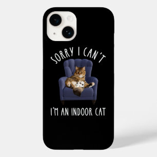 Coque Case-Mate iPhone Désolé, je ne peux pas - Je suis un chat d'intérie