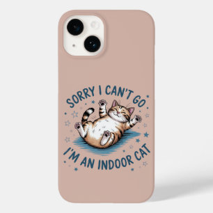 Coque Case-Mate iPhone "Désolé, je ne peux pas y aller, je suis un chat d