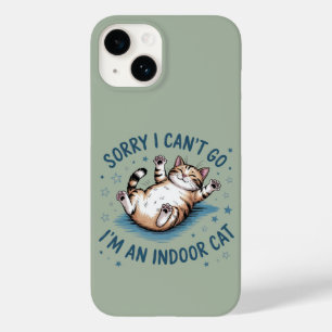 Coque Case-Mate iPhone "Désolé, je ne peux pas y aller, je suis un chat d