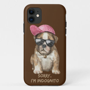 Case-Mate iPhone Case DÉSOLÉ JE SUIS INDOGNITO (Français Bulldog) petit 