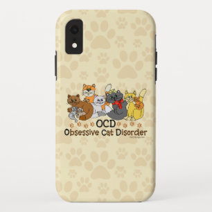 Coques Pour iPhone Désordre obsédant de chat d'OCD