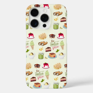 Coque iPhone 16 Pro Desserts Italiens Sucreries