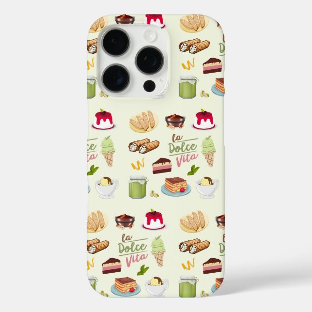 Coques Case-Mate iPhone  Desserts Italiens Sucreries (Verso)
