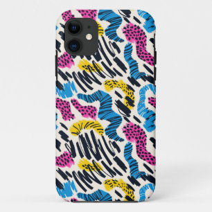 Case-Mate iPhone Case Dessin abstrait coloré amusant de motifs animaux
