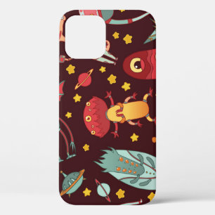 Case-Mate iPhone Case Dessin Alien : Espace Vintage