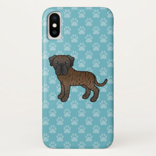 Etui iPhone Case-Mate Dessin animé de chien Mastiff anglais bringé
