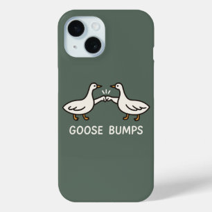 Coque Case-Mate iPhone Dessin animé de l'oie drôle Fist Bump Oies Anima