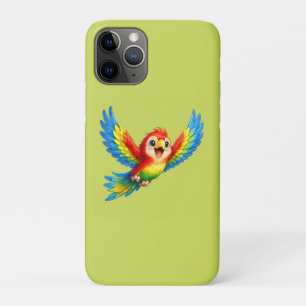 Case-Mate iPhone Case Dessin animé de petit perroquet heureux pour enfan