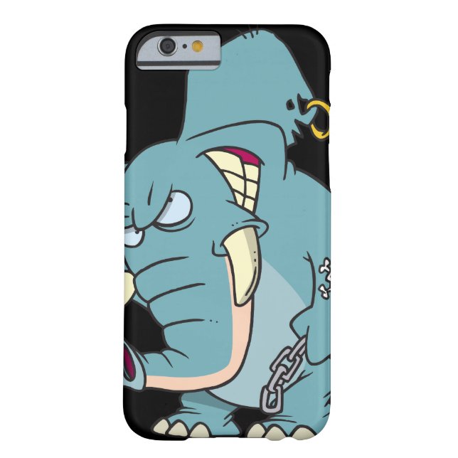 Coques Case-Mate iPhone dessin animé d'éléphant de badass (Dos)