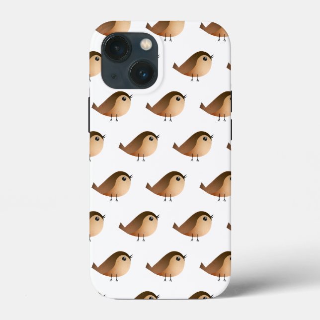 Coques Case-Mate iPhone Dessin animé d'oiseau moineau   (Verso)