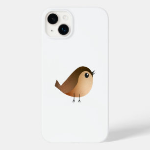 Coque Case-Mate iPhone Dessin animé d'oiseau moineau mignon