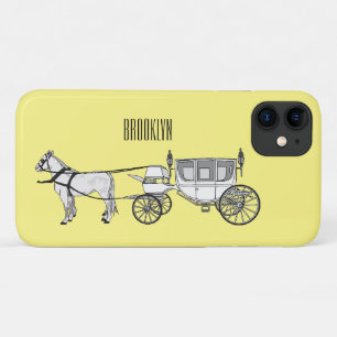 Case-Mate iPhone Case dessin animé mariage cheval & calèche