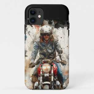 Case-Mate iPhone Case Dessin aquarelle MotoBikers