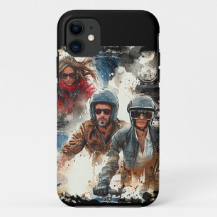 Case-Mate iPhone Case Dessin aquarelle MotoBikers