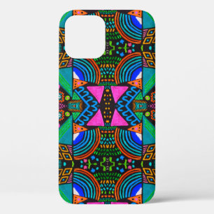 Case-Mate iPhone Case Dessin artistique africain. Motif aztèque sans cou