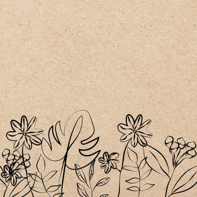 Coques Case-Mate iPhone  Dessin au trait sur papier kraft  (Line art)