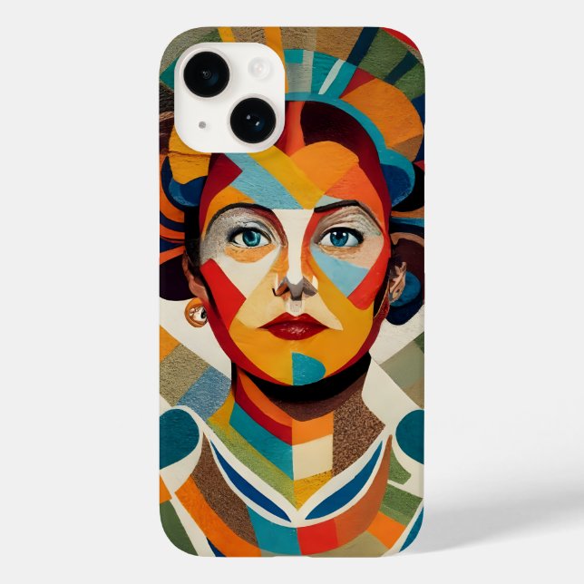 Coques Case-Mate iPhone Dessin avec des pièces en mosaïque (Verso)