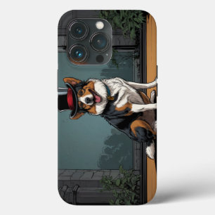 Case-Mate iPhone Case Dessin chien berger australien dans une rue