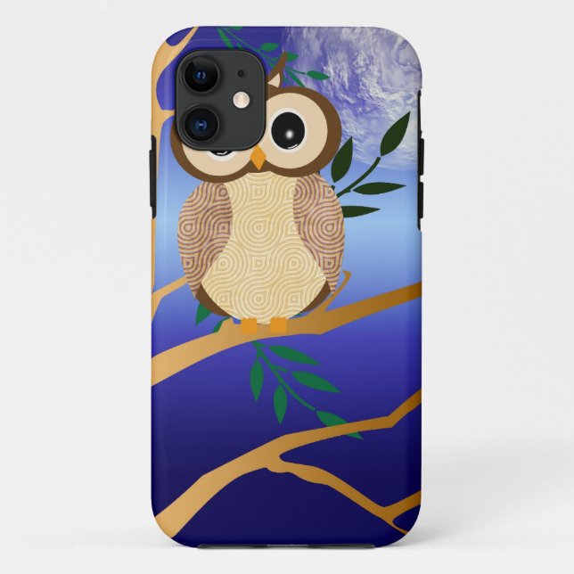 Coques Case-Mate iPhone Dessin de cheveu de minuit (Dos)
