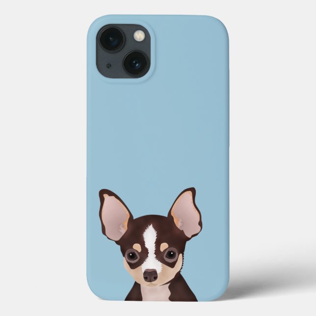 Coques Case-Mate iPhone Dessin de Chihuahua (Verso)