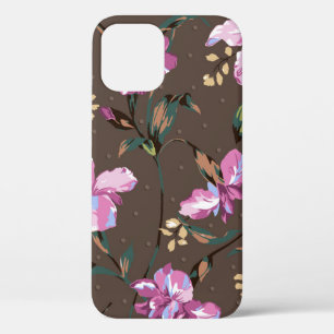 Case-Mate iPhone Case dessin de fleur mignonne textile illustration art,