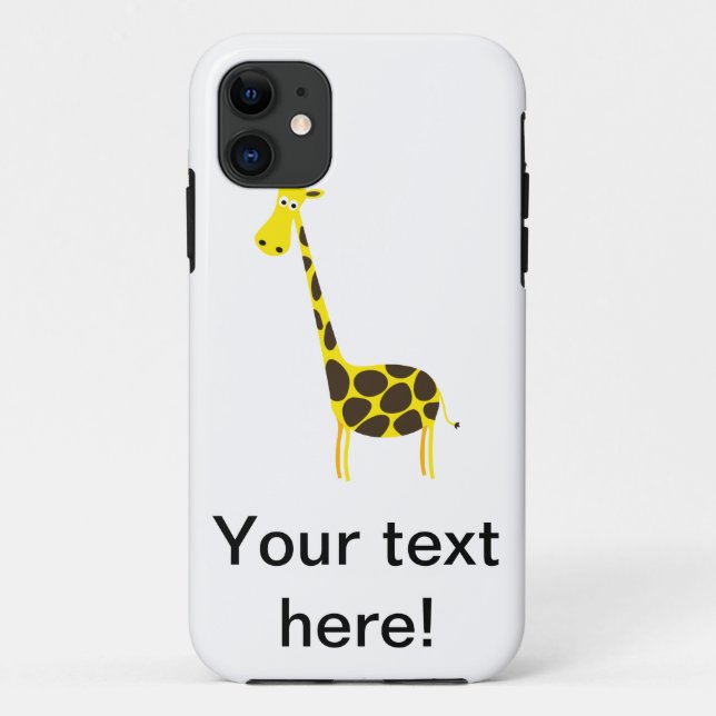 Coques Case-Mate iPhone Dessin de Giraffe (Dos)
