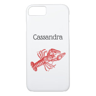 Case-Mate iPhone Case Dessin de homard rouge vintage no 1