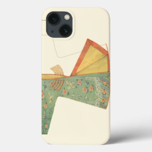 iPhone 13 Coque Dessin de kimono demi-fini