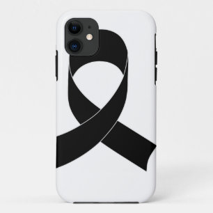 Coque iPhone 11 Dessin de ruban noir