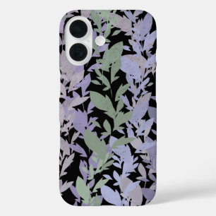 Coque Pour iPhone 16 Dessin de vigne rampante feuillue avec pastels