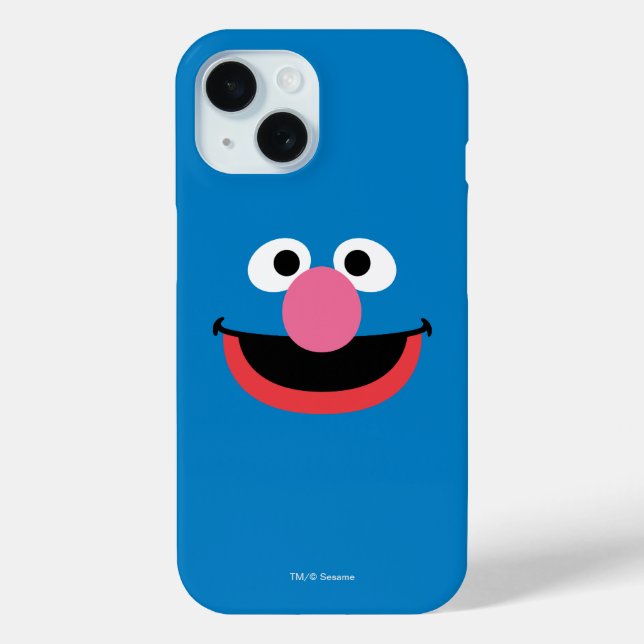 Coques Case-Mate iPhone Dessin de visage de Grover (Verso)