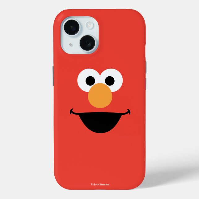 Coques Case-Mate iPhone Dessin de visage d'Elmo (Verso)
