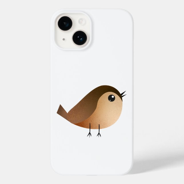 Coques Case-Mate iPhone Dessin d'Oiseau de Bruant (Verso)