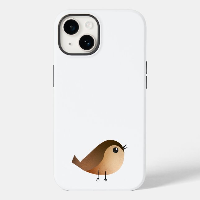 Coques Case-Mate iPhone Dessin d'Oiseau de Bruant (Verso)